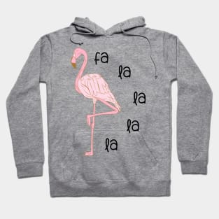 Fa la la la la Flamingo Hoodie